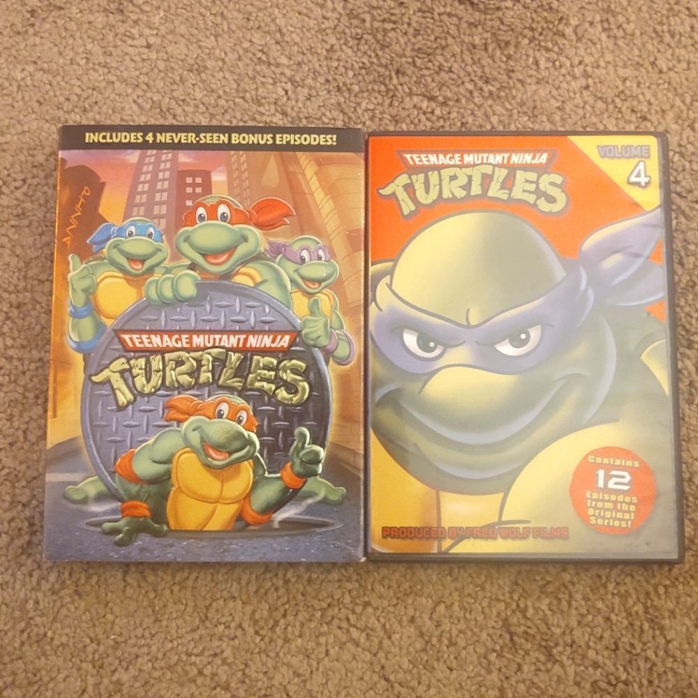Original TMNT Cartoon DVD Lot, PRE-OWNED